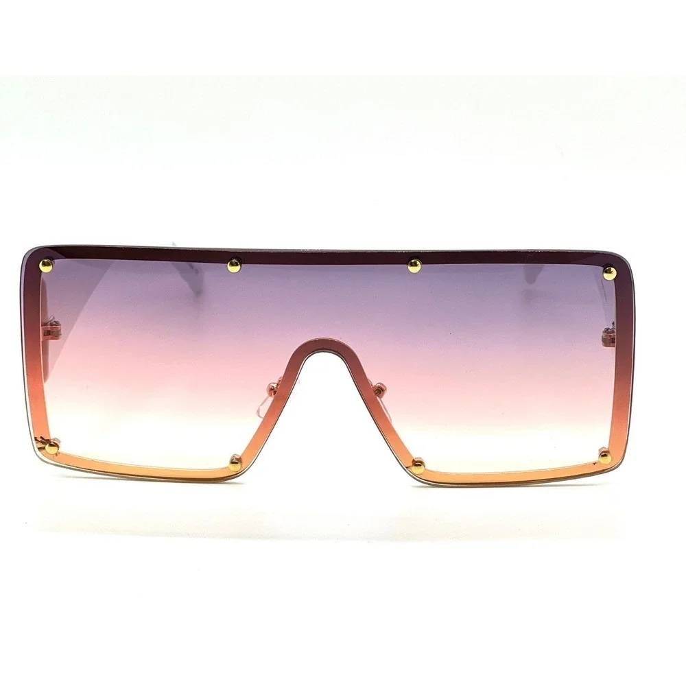 Women Retro Shield Style Party Club Rave DJ Ski‎ Beach SUN GLASSES Burgundy 2026